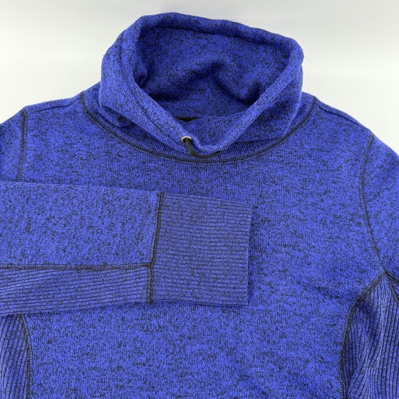 Tek Gear Pull Over Turtleneck Drawstring Sweater Womens  XL Blue Long Sleeve - Picture 1 of 8